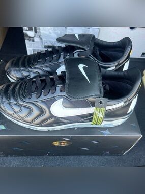 Nike Cryoshot Tiempo 94 OG Black White Soccer Lifestyle IQ8158-001 Size 8.5M/10W